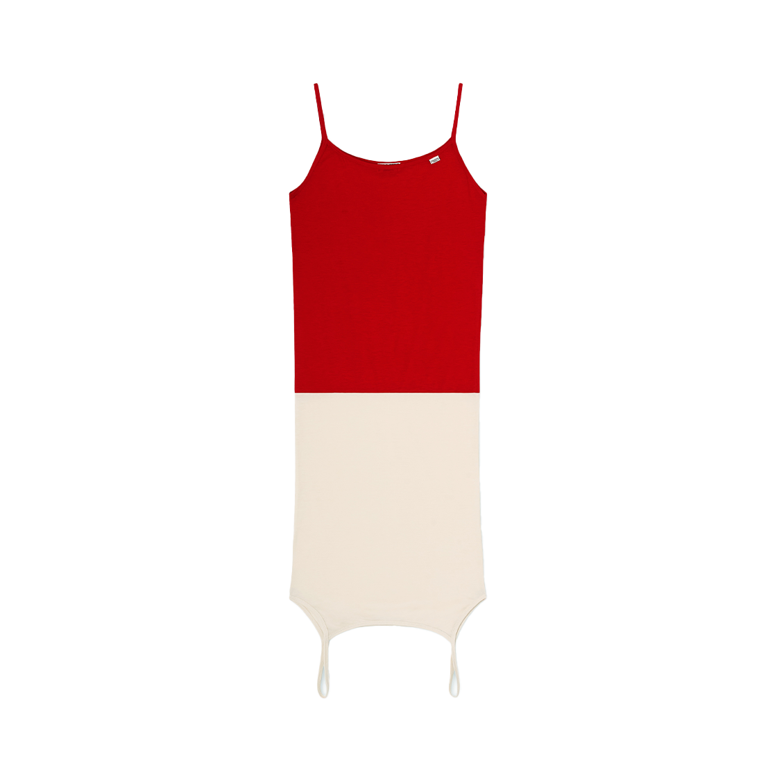 시메트릭 퍼센트 투웨이 슬리브리스 레드(symmetric percent Two-Way Sleeveless Red) - 2