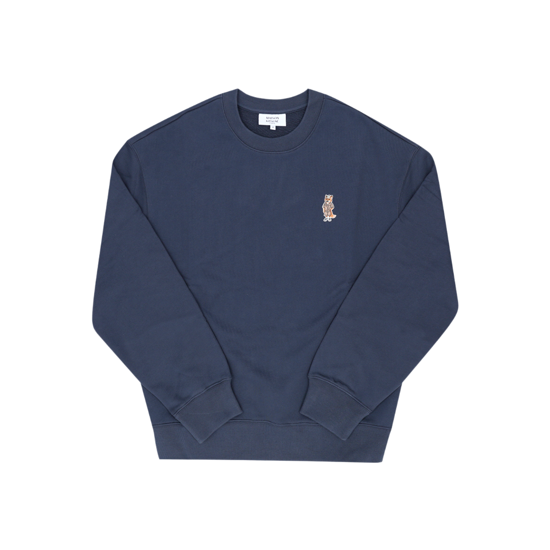 QM00309KM0341 0422 [20% 쿠폰] Maison Kitsune Dressed Fox Comfort Sweatshirt Shadow Blue