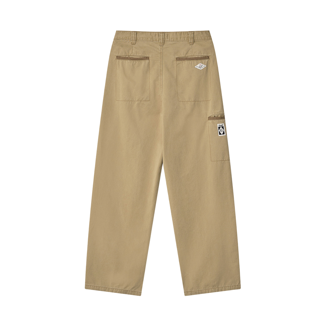 이우트  투 턱 워크 팬츠 베이지(EEUT Two Tuck Work Pants Beige) - 2