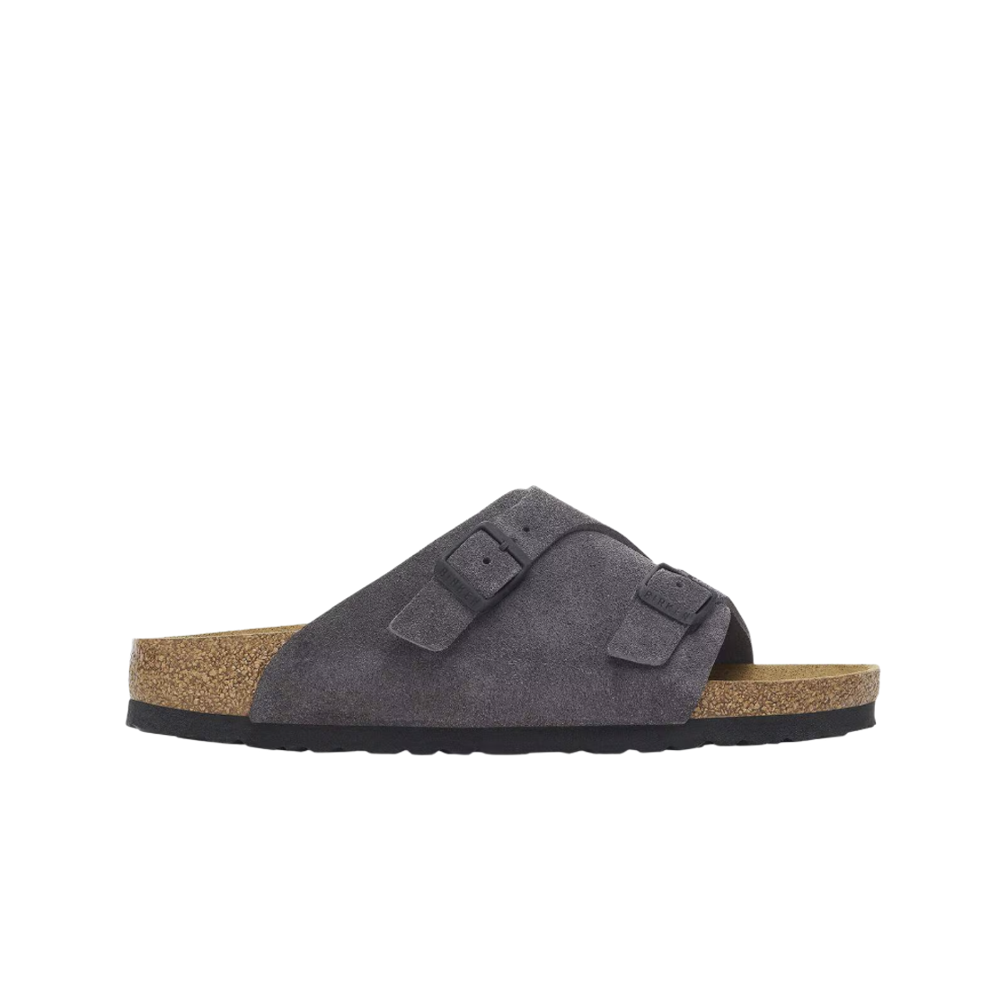 1028547 Birkenstock Zurich Suede Leather Velvet Gray - Narrow