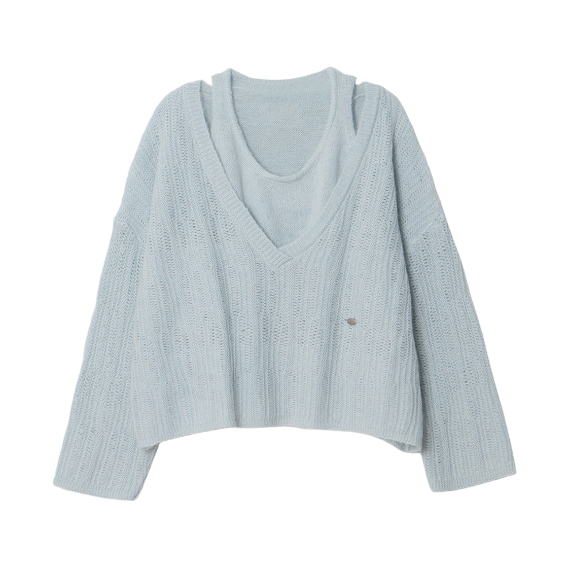 메종르하르 엘사 니트 SET (브이넥니트+슬리브리스) 4color(maisonlehar Elsa Knit Set (Vneckknit+Sleeveless) 4color) - 2