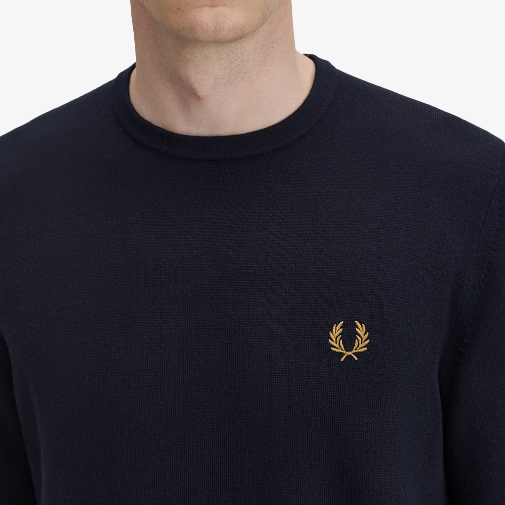 프레드페리 클래식 크루넥 니트 네이비(Fred Perry Classic Crew Neck Knit Navy) - 5