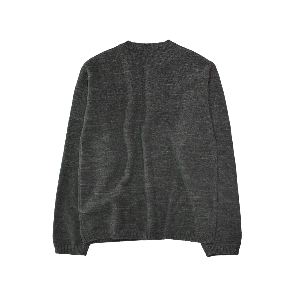 메인부스 헤리티지 헨리넥 스웨터 차콜(MAINBOOTH Heritage Henley Sweater Charcoal) - 2