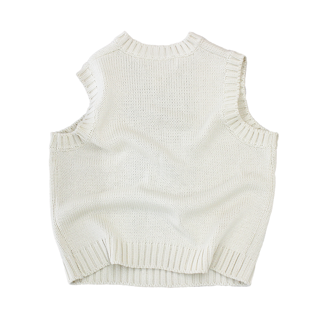 스포츠챔버 서킷 니트 베스트 아이보리(SPORT CHAMBER Circuit Knit Vest Ivory) - 2