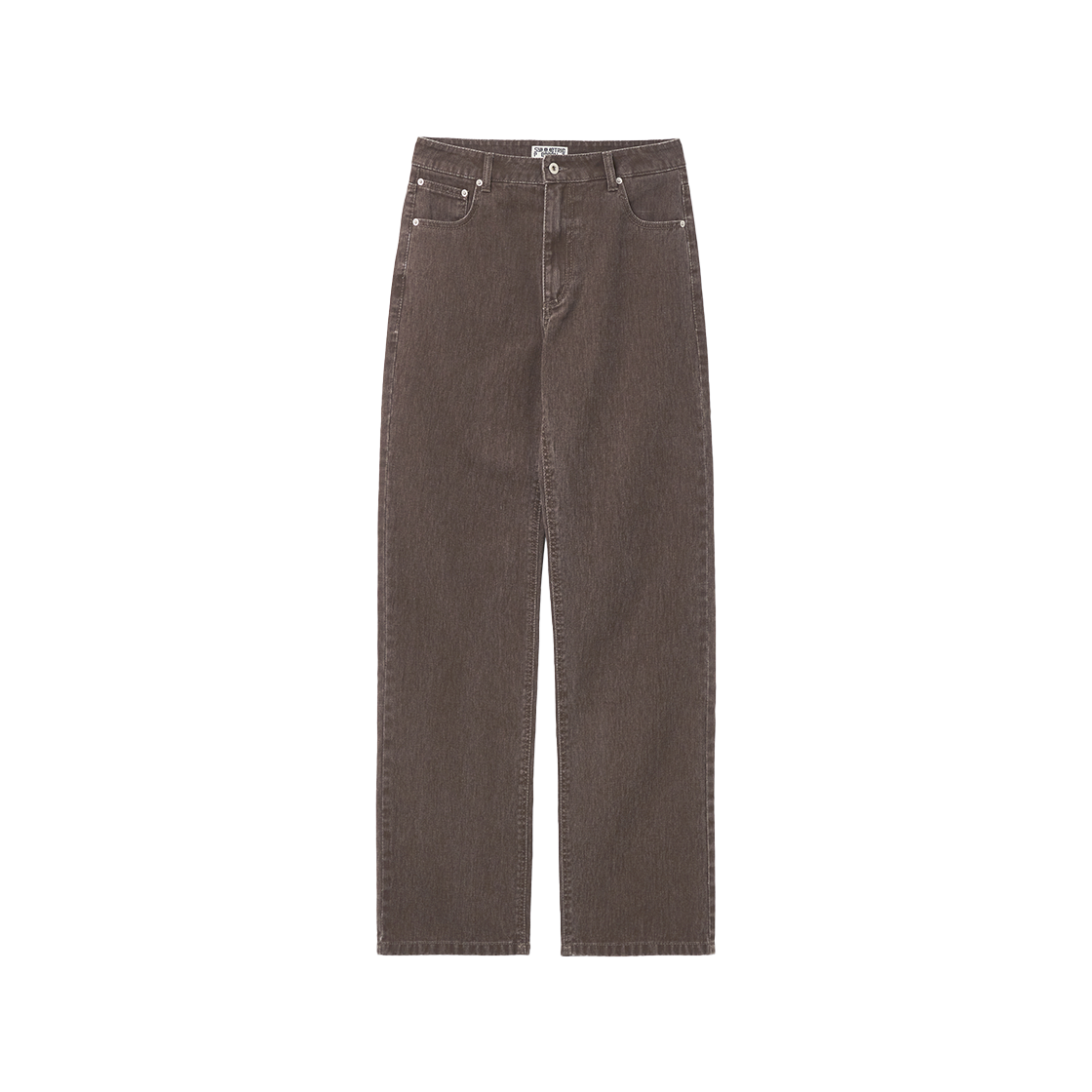 SW2E2PT21RD symmetric percent Straight-leg Color Jeans Red Brown