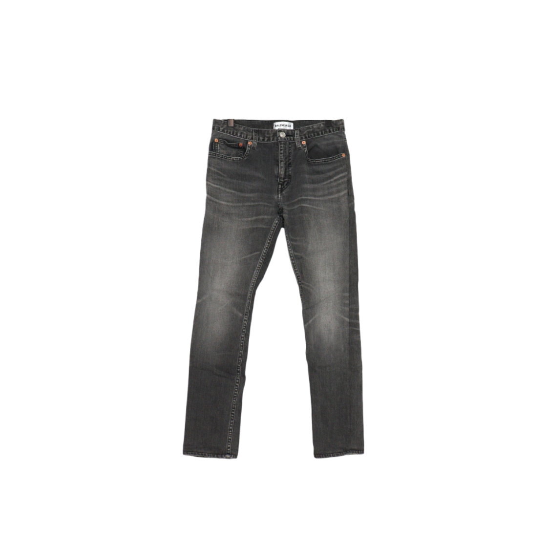 ITL4J2U55OA9 Balenciaga Black Washed Skinny Jeans