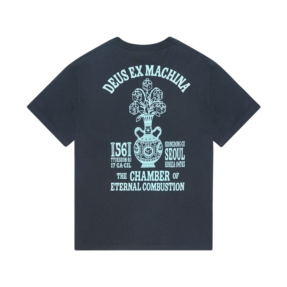 D263UTS379099 [6% 적립] Deus Ex Machina Seoul Ceramic Tee Black