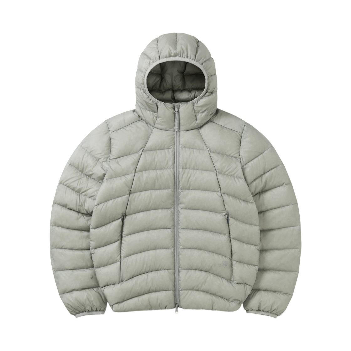 - Sunlove Hooded Fly Light Down Jacket Silver