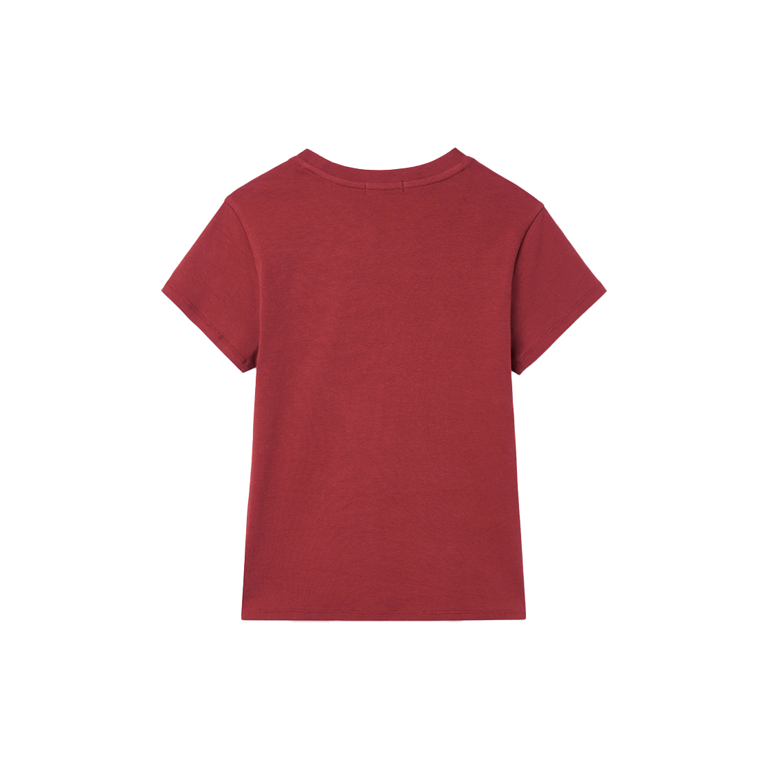 시메트릭 퍼센트 베이직 저지 티셔츠 레드(symmetric percent Basic Jersey T-Shirt Red) - 2