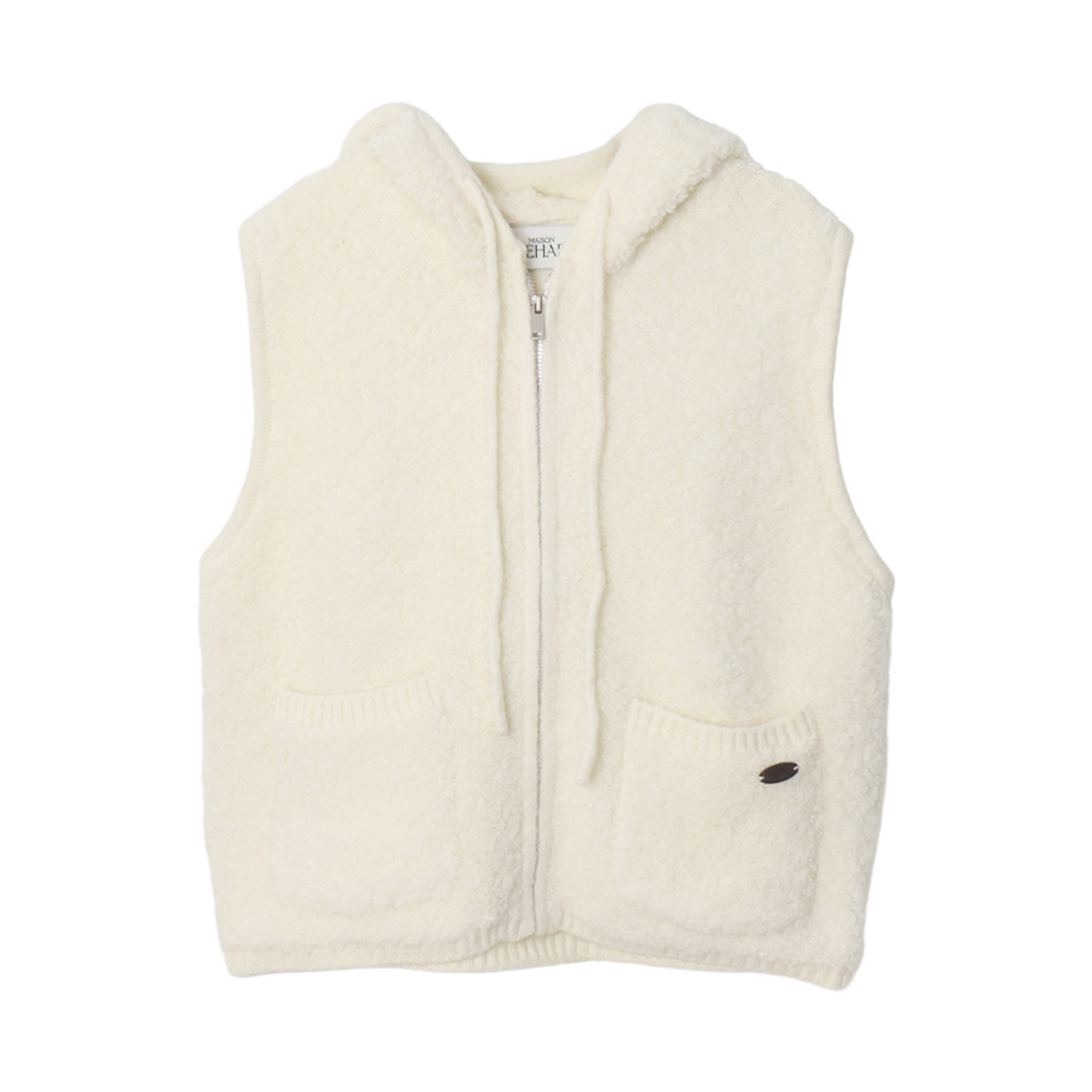 메종르하르 로웬 후드집업 니트 조끼 3color(maisonlehar Rowen Hood Zip-up Knit Vest 3color) - 3