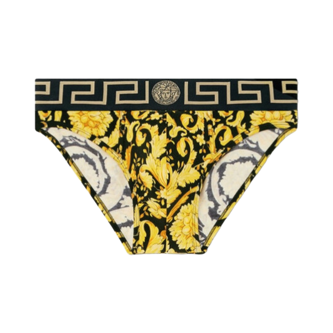 베르사체 바로크 브리프 블랙 프린트(Versace Barocco Briefs Black Print) - 1
