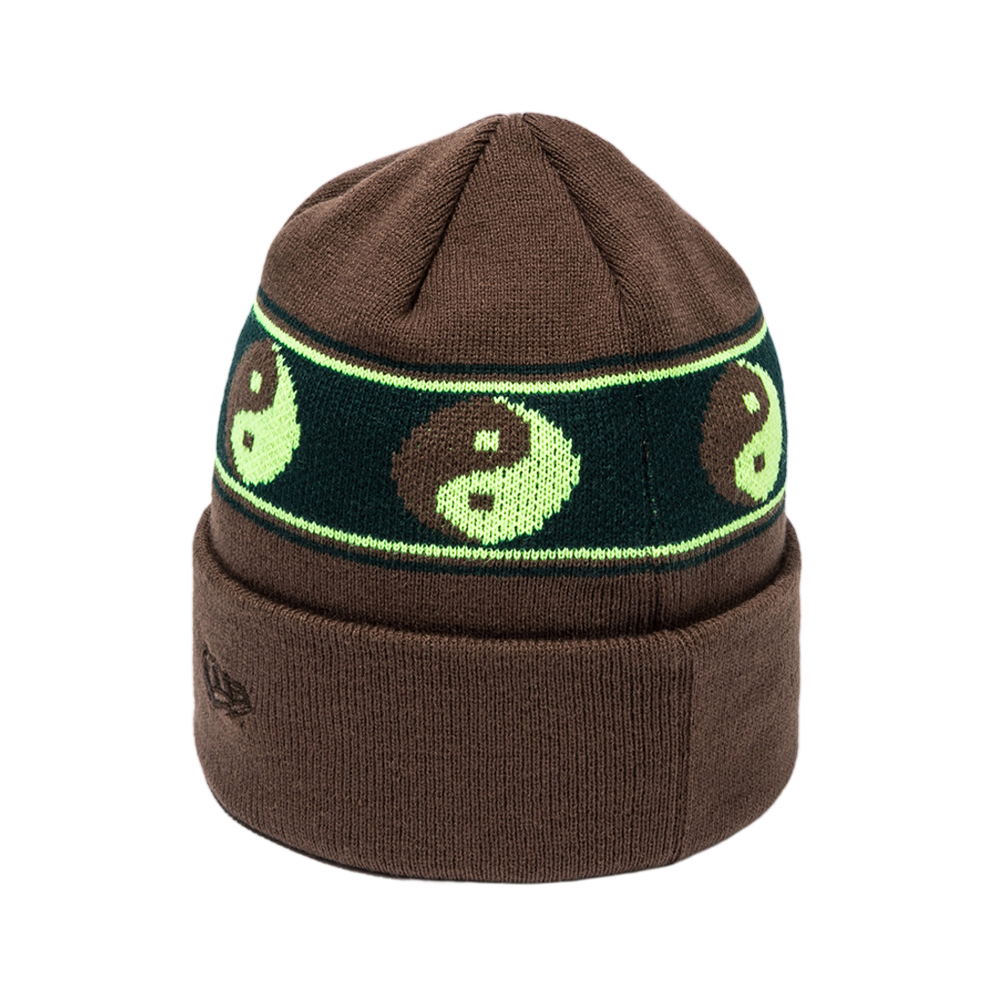 뉴에라 모티프 베이직 커프 니트 비니 월넛(New Era Motif Basic Cuffed Knit Beanie Walnut) - 2
