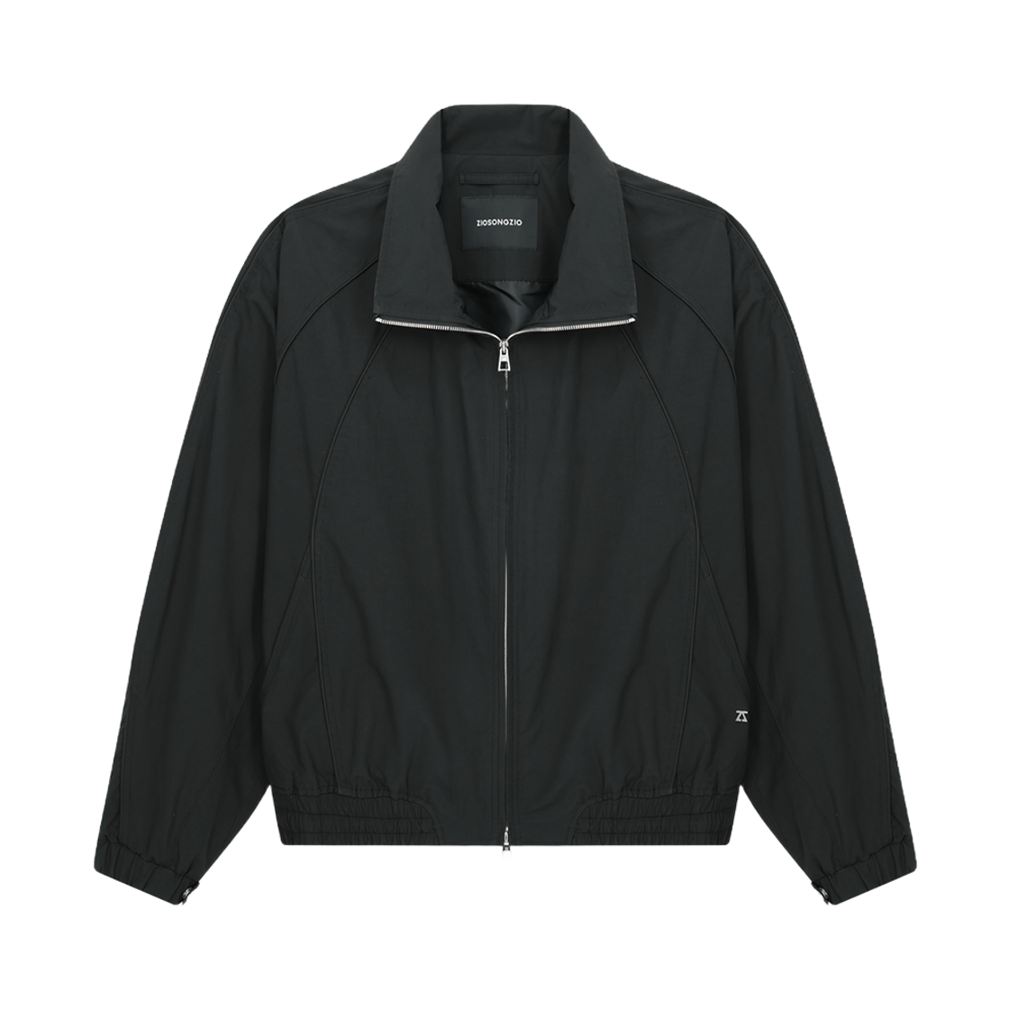 지오송지오 글로시 트랙 점퍼 블랙 ZI5JP523BK(ZIOSONGZIO Glossy Track Jumper Black)