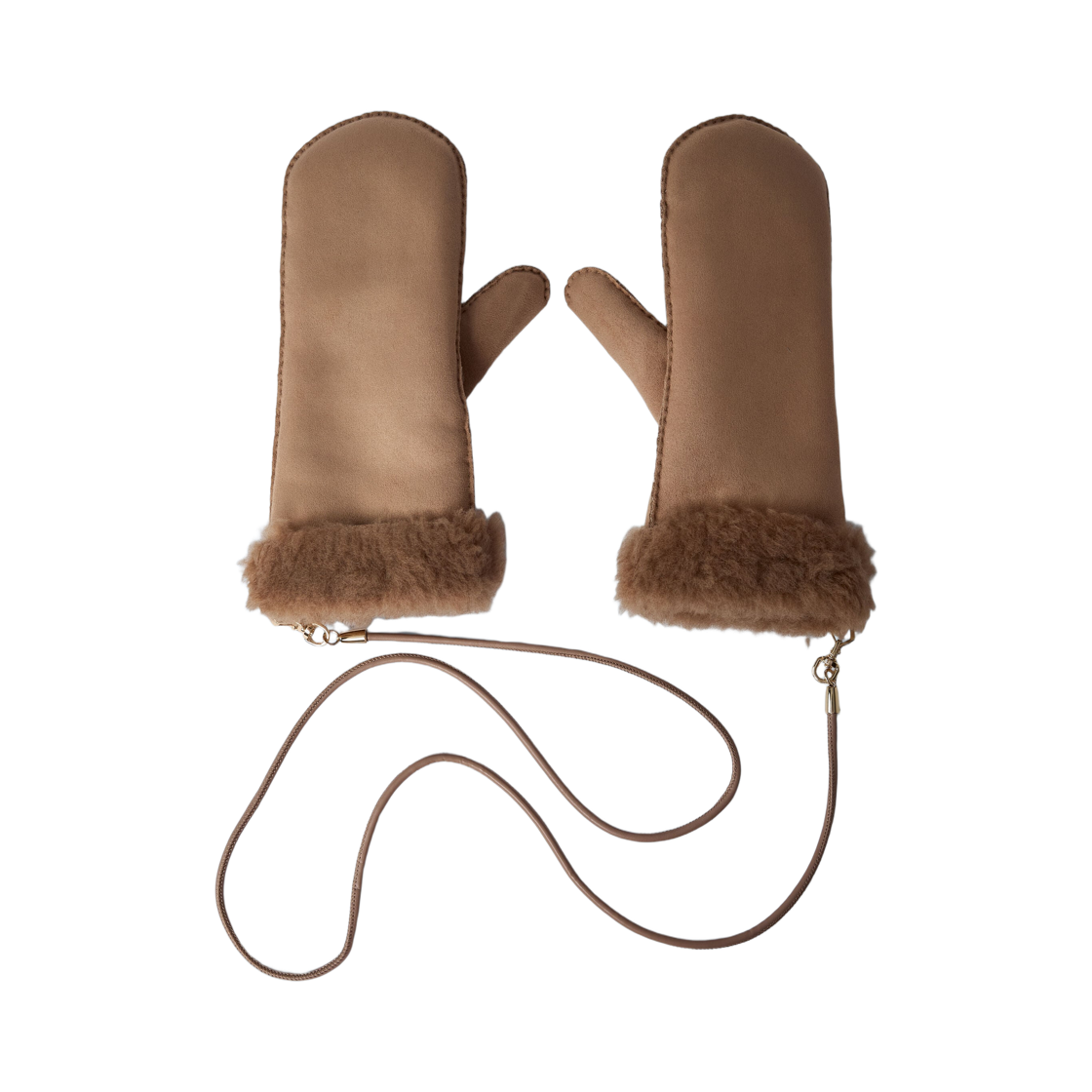 SAND-001 (W) Max Mara Sand Gloves Cammello