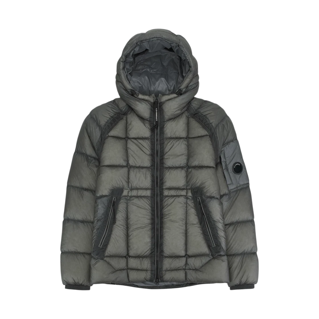 C.P. Company C.P. Company Korea Exclusive D.D. Shell Hooded Puffer Jacket Steel Grey - 26FW · XL