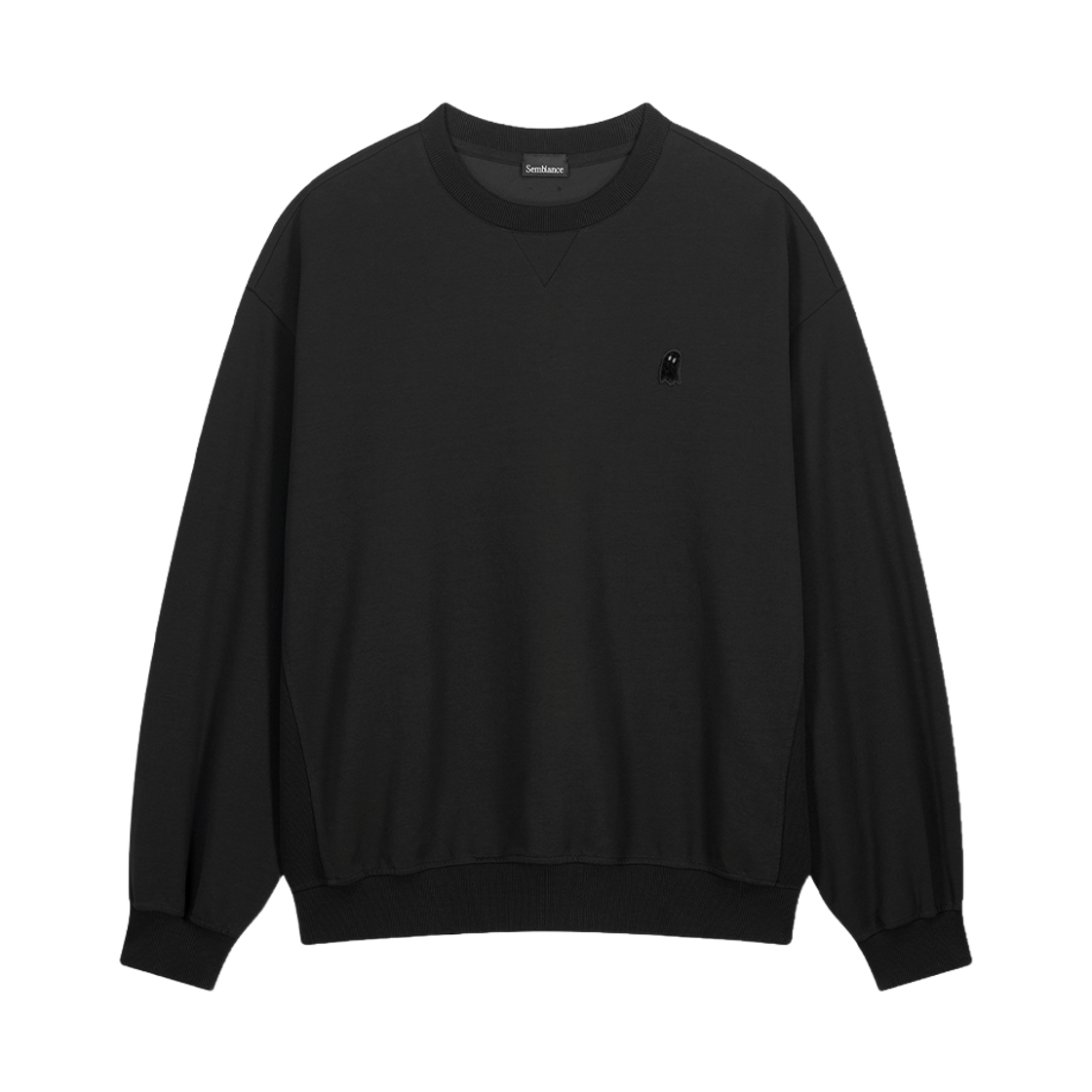지오송지오 셈블런스 슬로건 스웻셔츠 블랙 ZI5TS804BK(ZIOSONGZIO SEMBLANCE Slogan Sweatshirt Black)