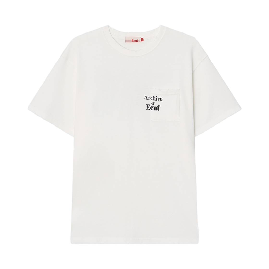 EEA3TS04WH EEUT Archive Pocket T-Shirt White