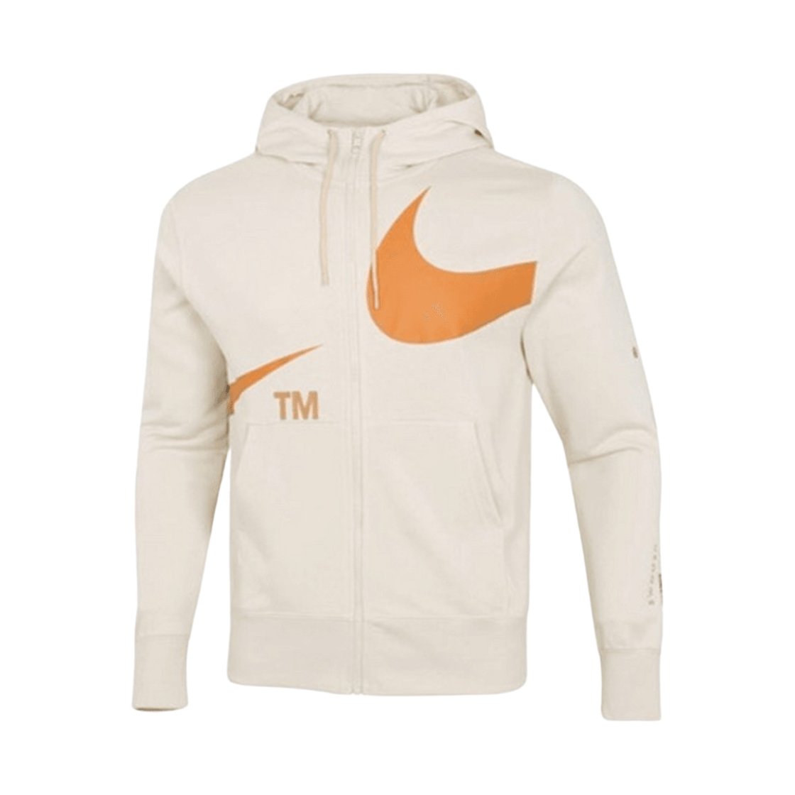 DD6088-219 Nike NSW Big Swoosh French Terry Full Zip Hoodie Sand Orange - Asia