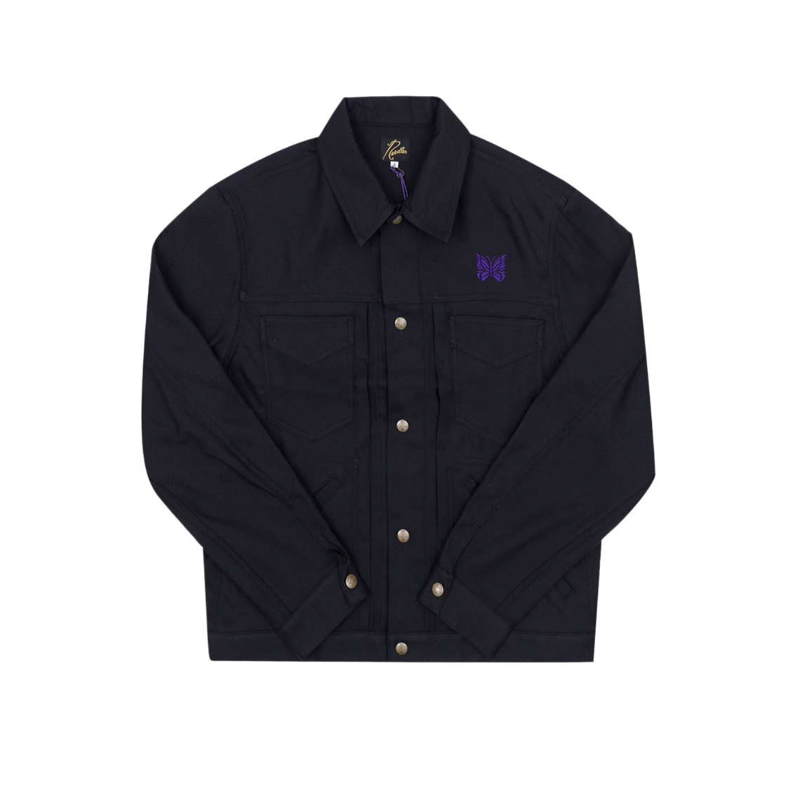 RW251 C-Charcoal [20% 쿠폰] Needles Penny Jean Poly Twill Jacket Black
