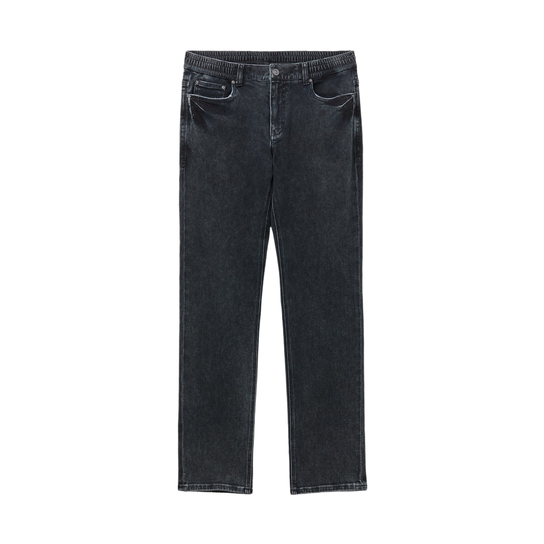 시리즈 블랙 다이마루 힙스웻 데님 팬츠 블랙(Series Black Daimaru Hip Sweat Denim Pants Black) - 1