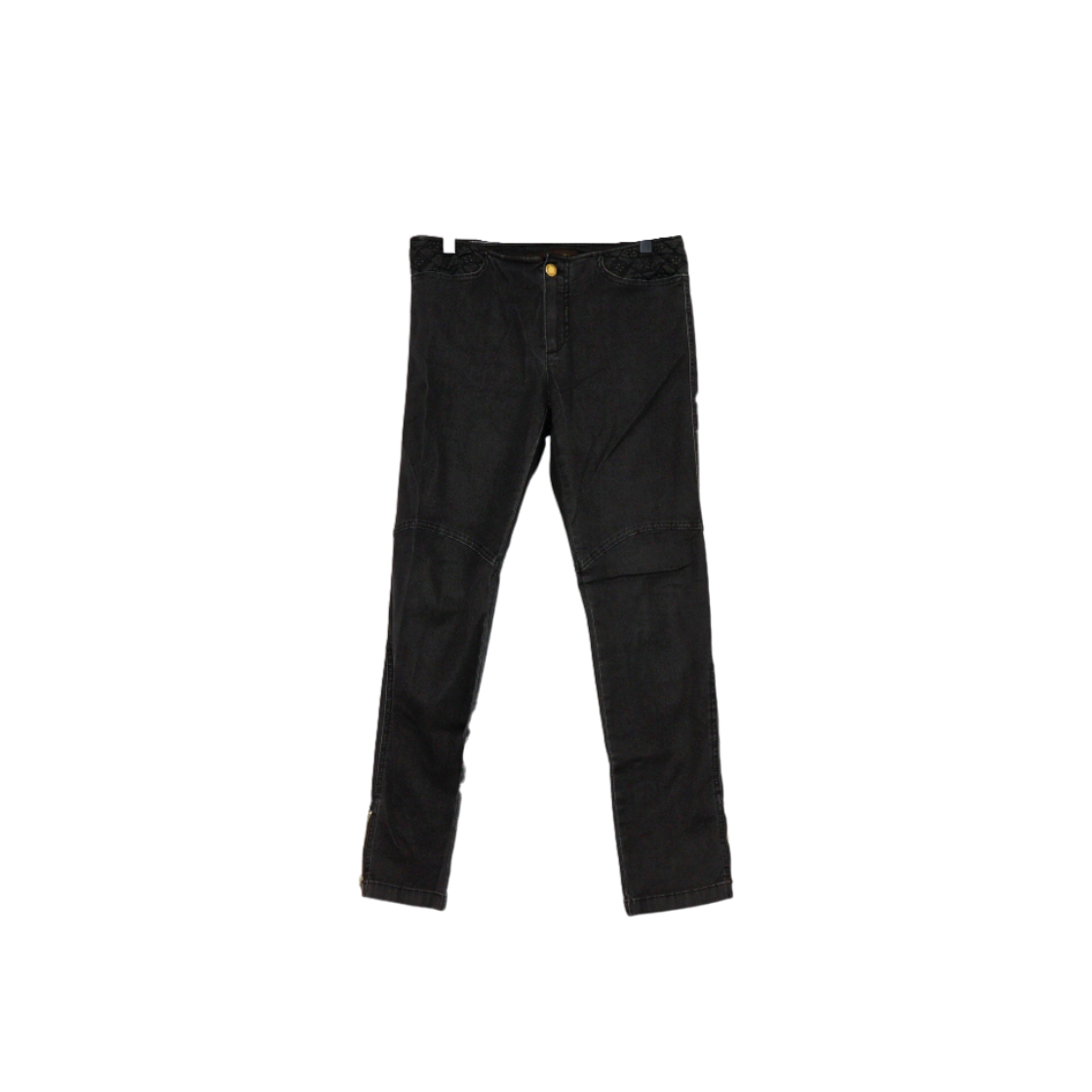 ITMAWRGMHNRU Louis Vuitton Black Monogram Quilted Pants