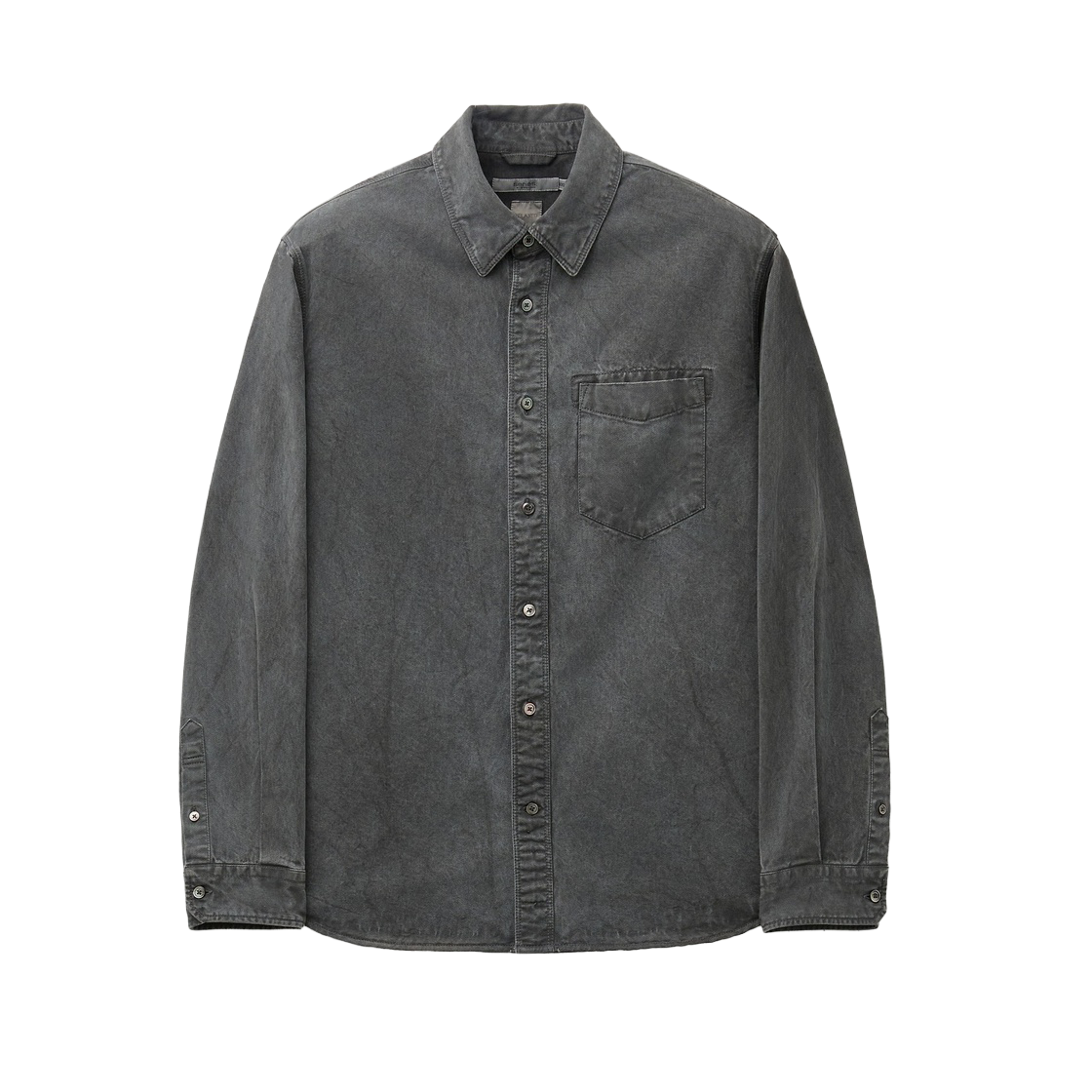 시리즈 코튼텐셀 피그다잉 셔츠 릴렉스웻 다크 차콜(Series Cotton Tencel Pigment-Dyed Shirt Relax Sweat Dark Charcoal) - 1