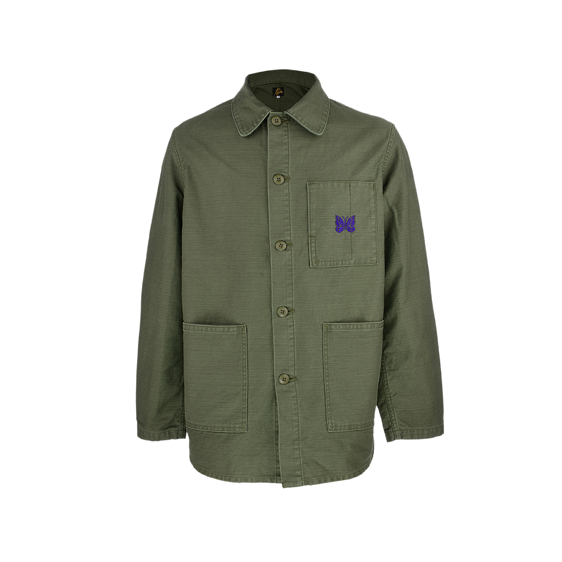RW215 A-Olive [20% 쿠폰] Needles Coverall Reversed Sateen Olive