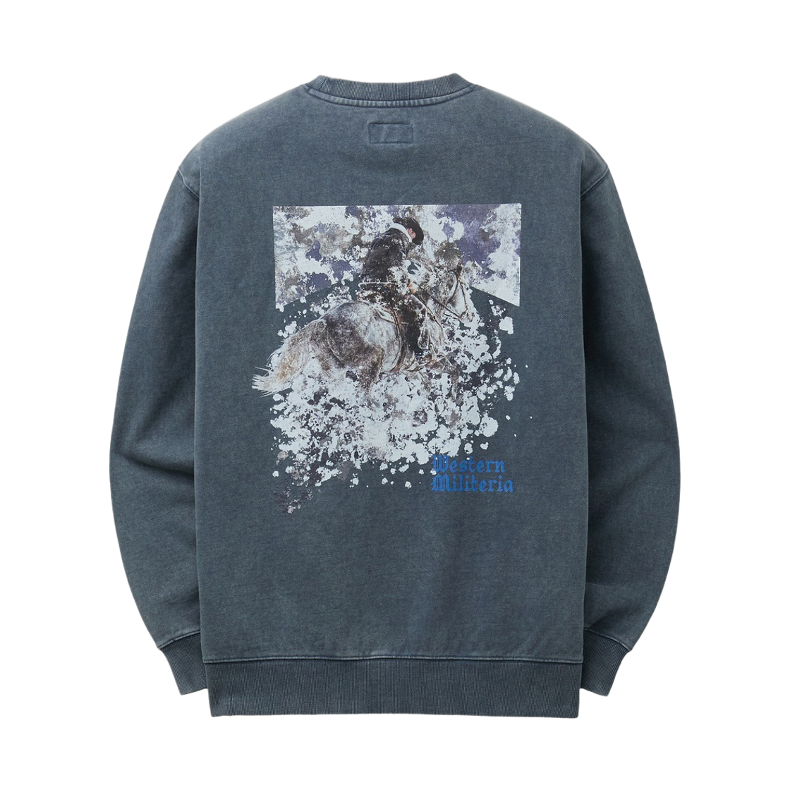 SATAW26501BUX Series Militeria Graphic Sweatshirt Blue