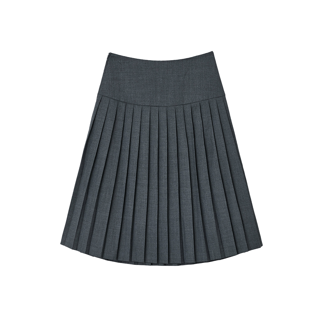 시메트릭 퍼센트 클래식 플리츠 스커트 차콜(symmetric percent Classic Pleats Skirt Charcoal) - 2
