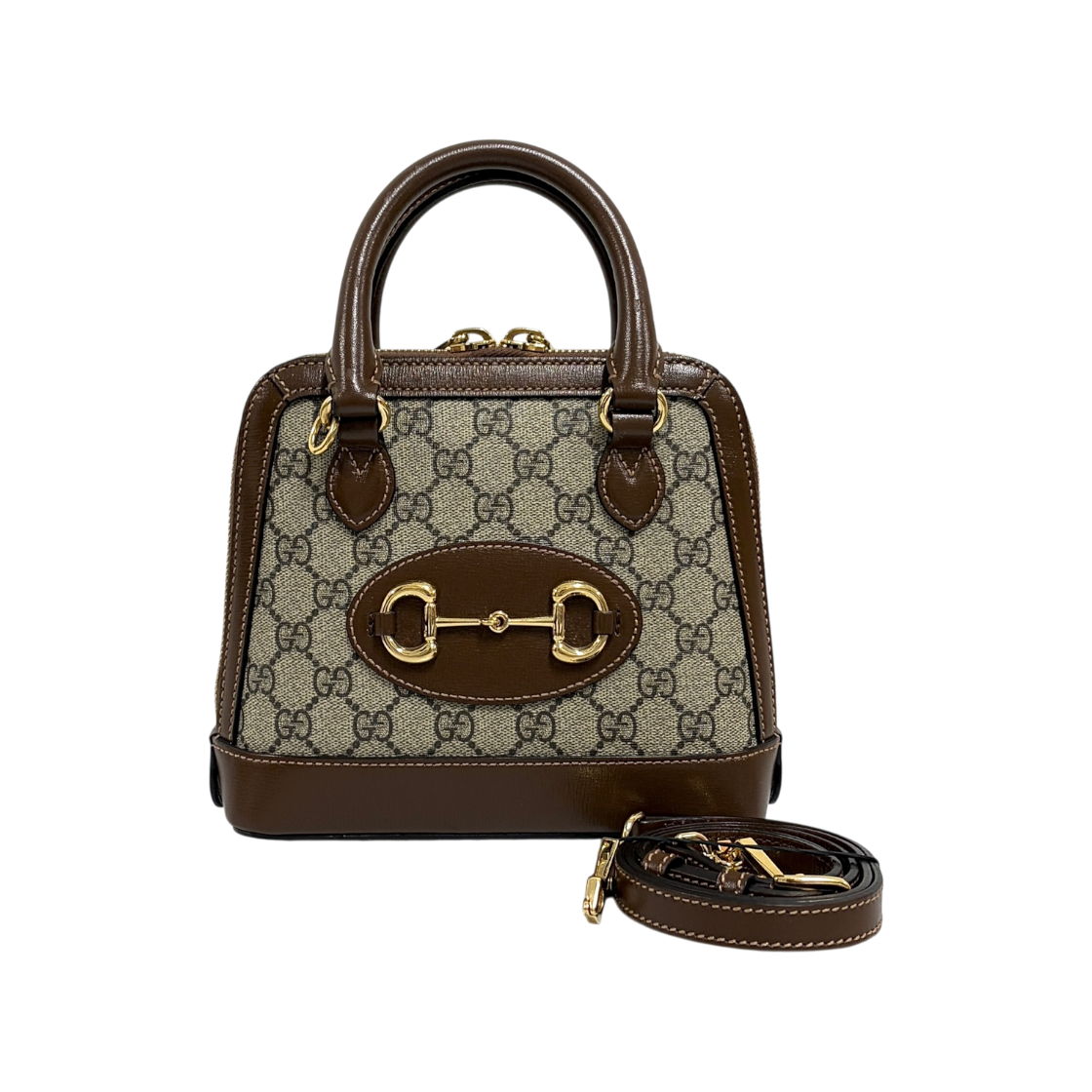ITTADHWEFJEE Gucci Horsebit 1955 Mini Top Handle Tote Bag