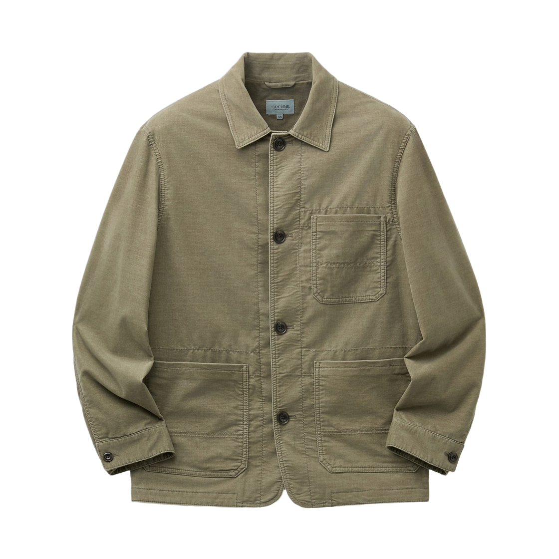 SAJAW26401BED Series Mole Sweat Chore Jacket Dark Beige