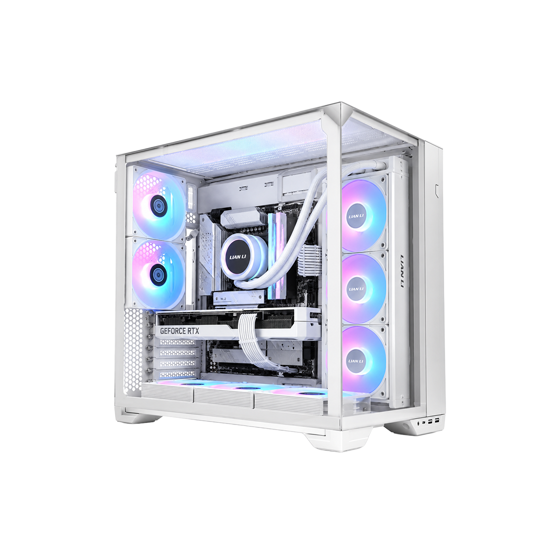 SRC0049 SEORIN COMPUTER 9850X3D_RX 9070 XT_LIAN LI VISION COMPACT 5FAN WHITE PC