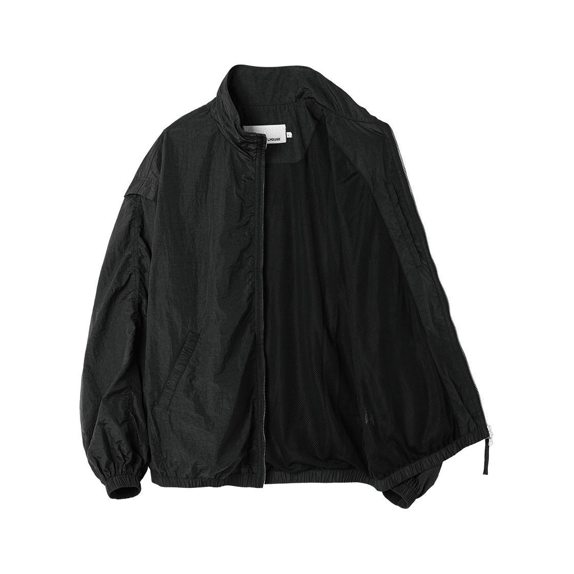 더바이닐하우스 셔링 오버 나일론 자켓 블랙(Thevinylhouse Shirring Over Nylon Jacket Black) - 5