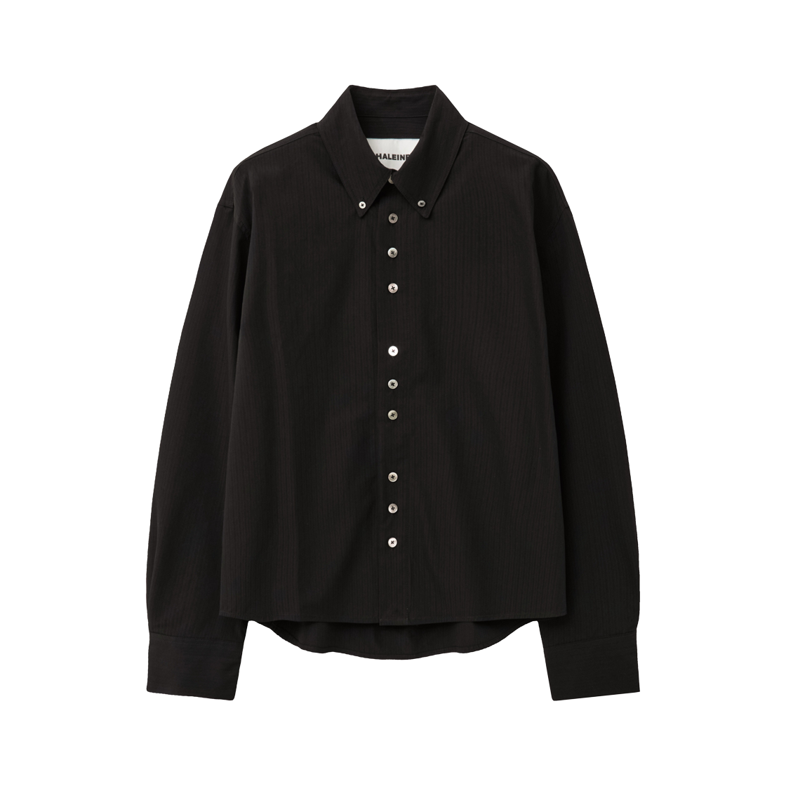 알렌느 멀티 버튼 셔츠 블랙(Haleine Multi-Button Shirt Black (Xt301))