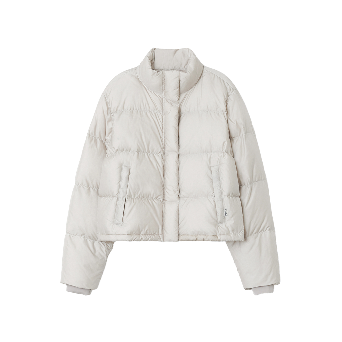 SW2E4JP11AB symmetric percent Ripstop Goose Down Puffer Ash Beige