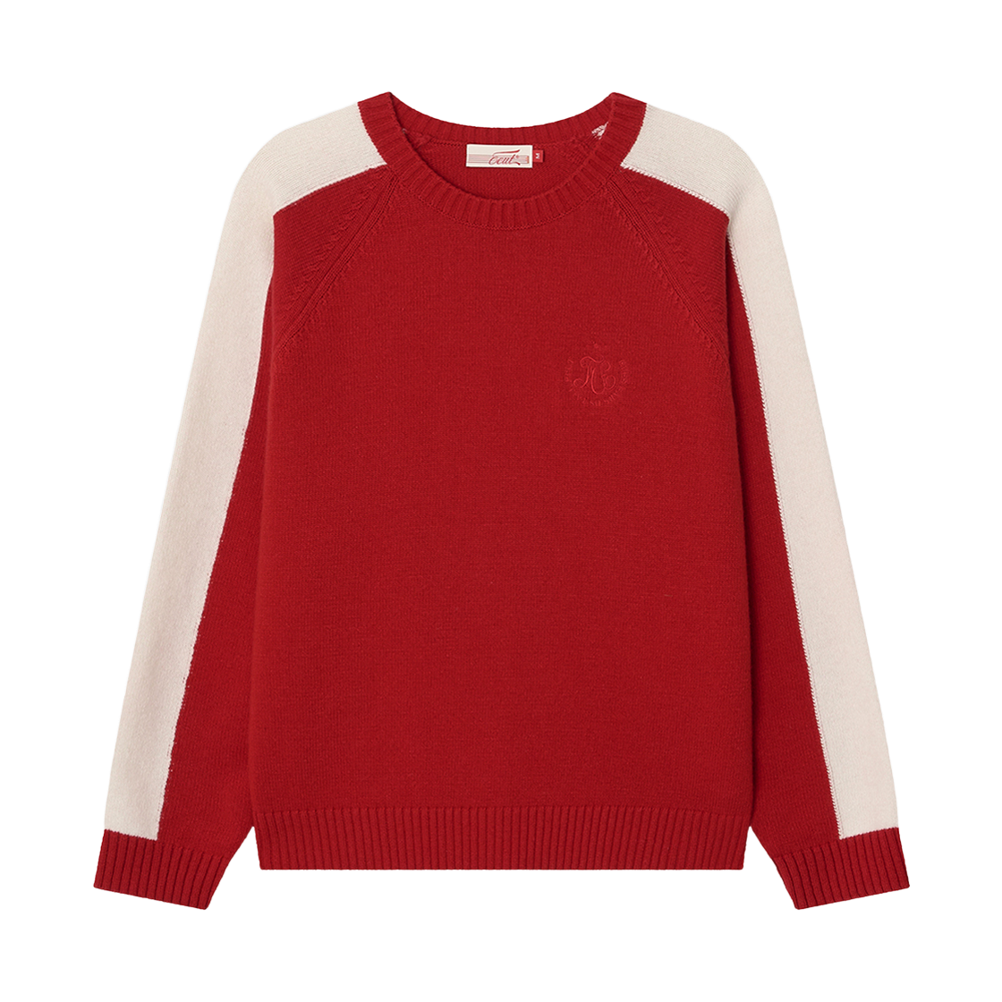 EEA3KT01RD EEUT Curly EEUT Knit Top Red