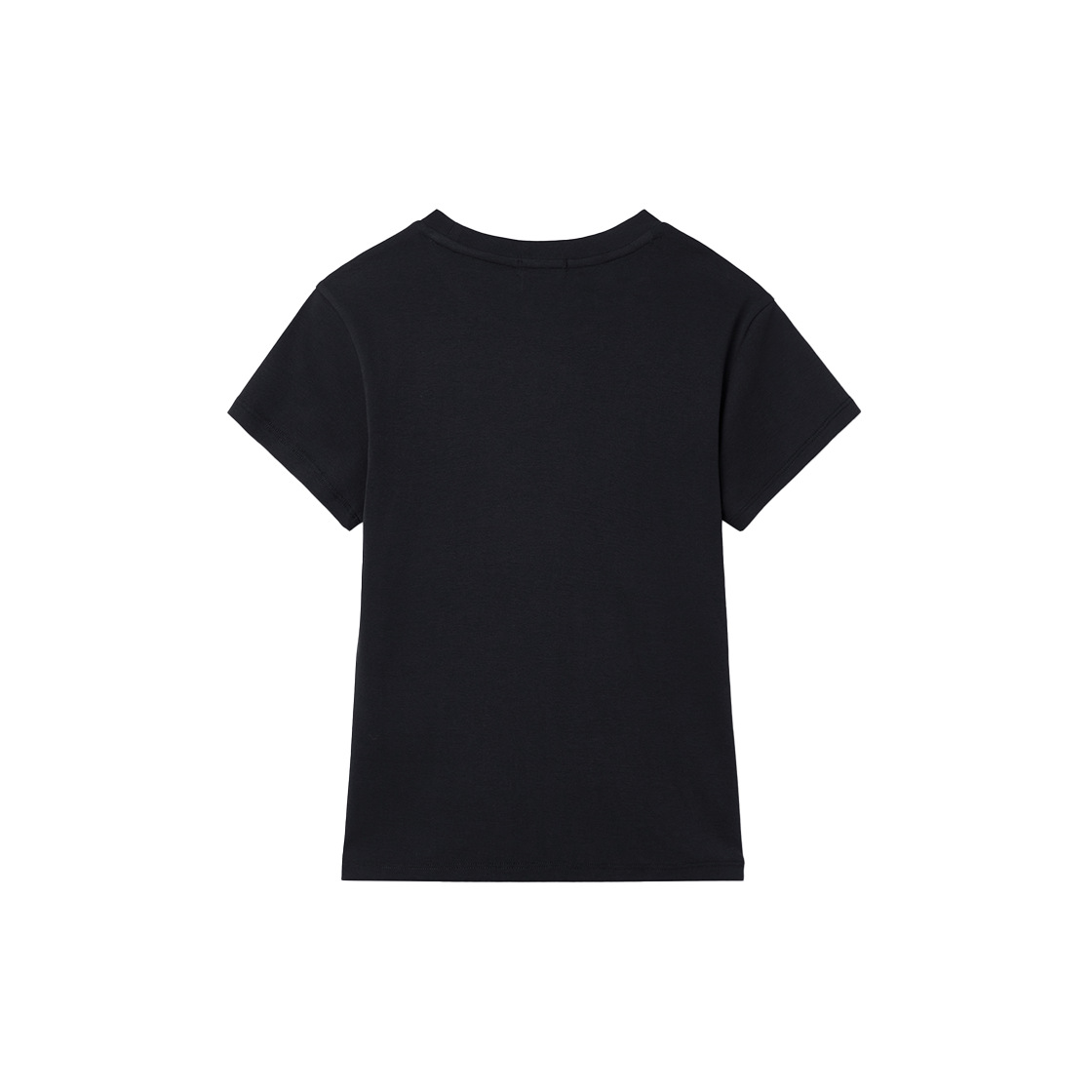 시메트릭 퍼센트 베이직 저지 티셔츠 블랙(symmetric percent Basic Jersey T-Shirt Black) - 2