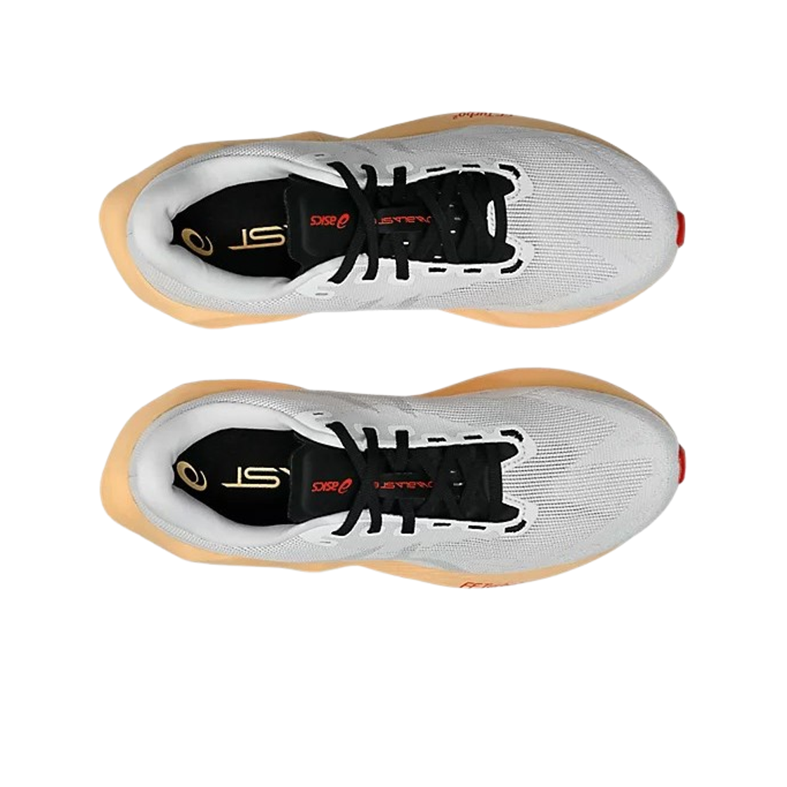 아식스 노바블라스트 6 화이트 오렌지 글로우(Asics Novablast 6 White Orange Glow) - 2