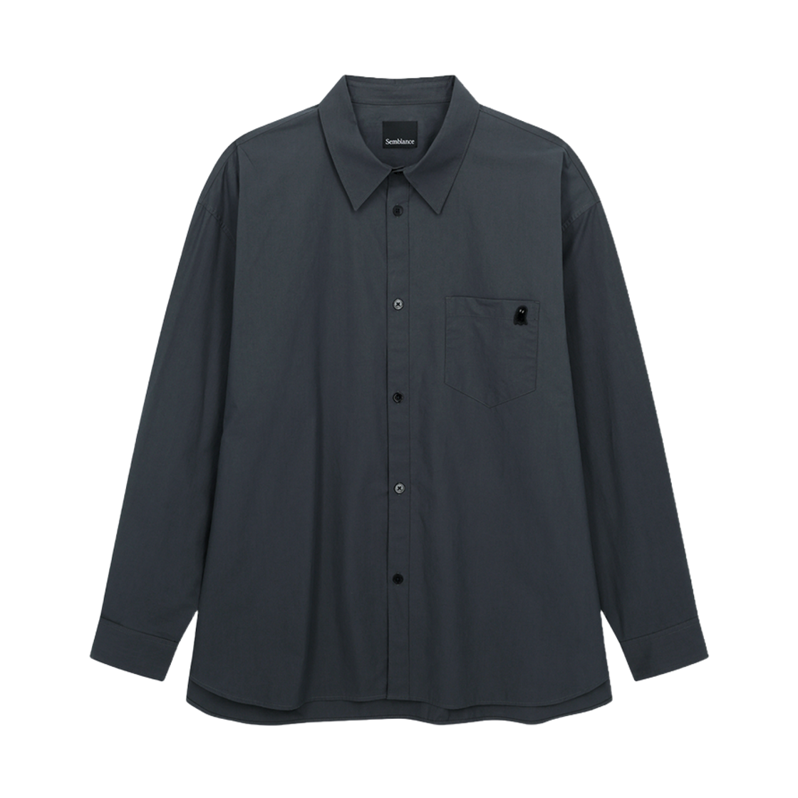 지오송지오 셈블런스 시그니처 셔츠 차콜 ZI5SH805CH(ZIOSONGZIO SEMBLANCE Signature Shirt Charcoal)