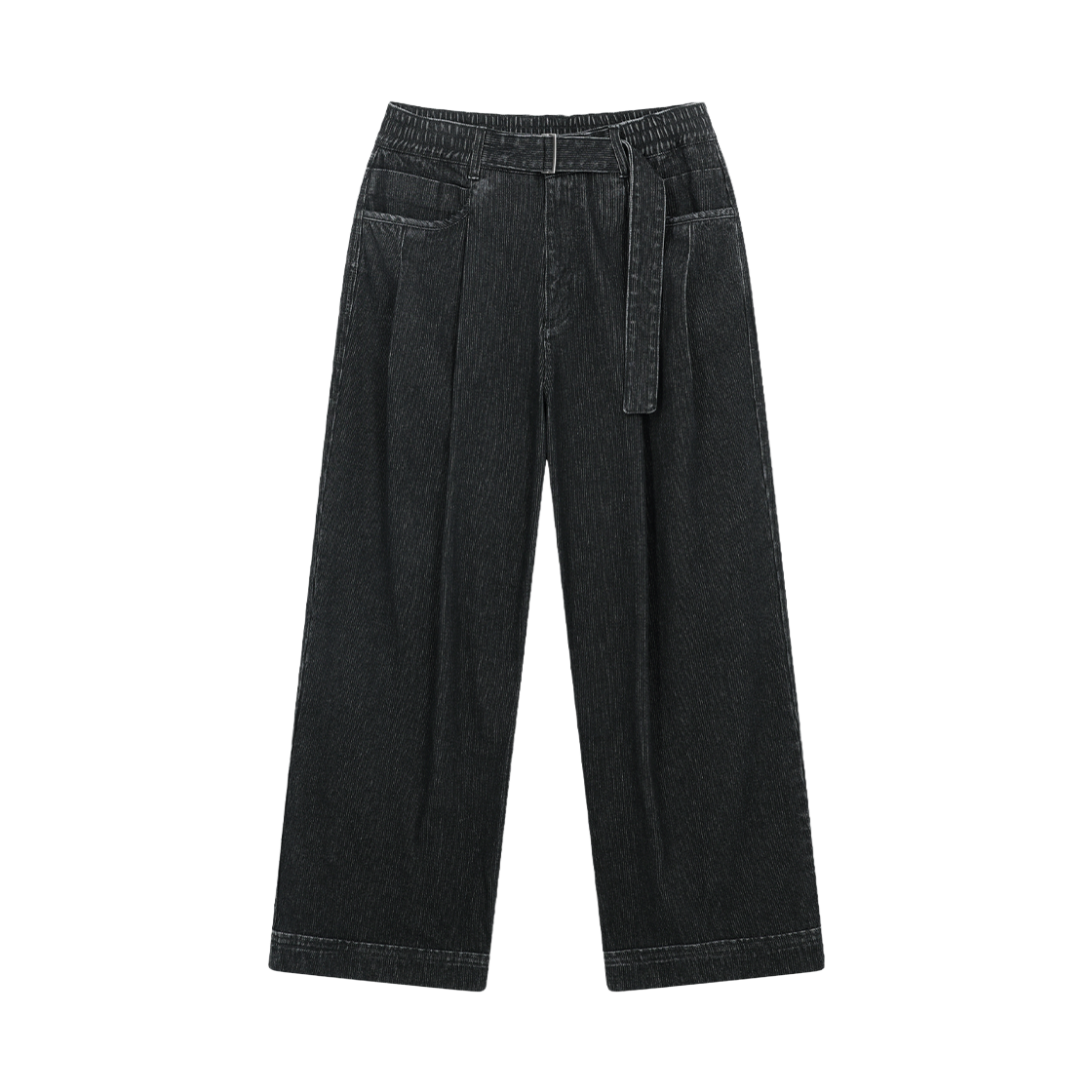 지오송지오 카브라 벨티드 데님 팬츠 블랙 ZI5PT556BK(ZIOSONGZIO Cabra Belted Denim Pants Black)