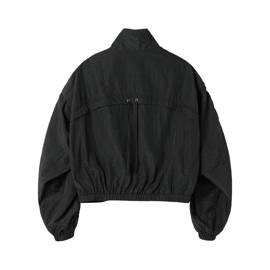 더바이닐하우스 셔링 오버 나일론 자켓 블랙(Thevinylhouse Shirring Over Nylon Jacket Black) - 3