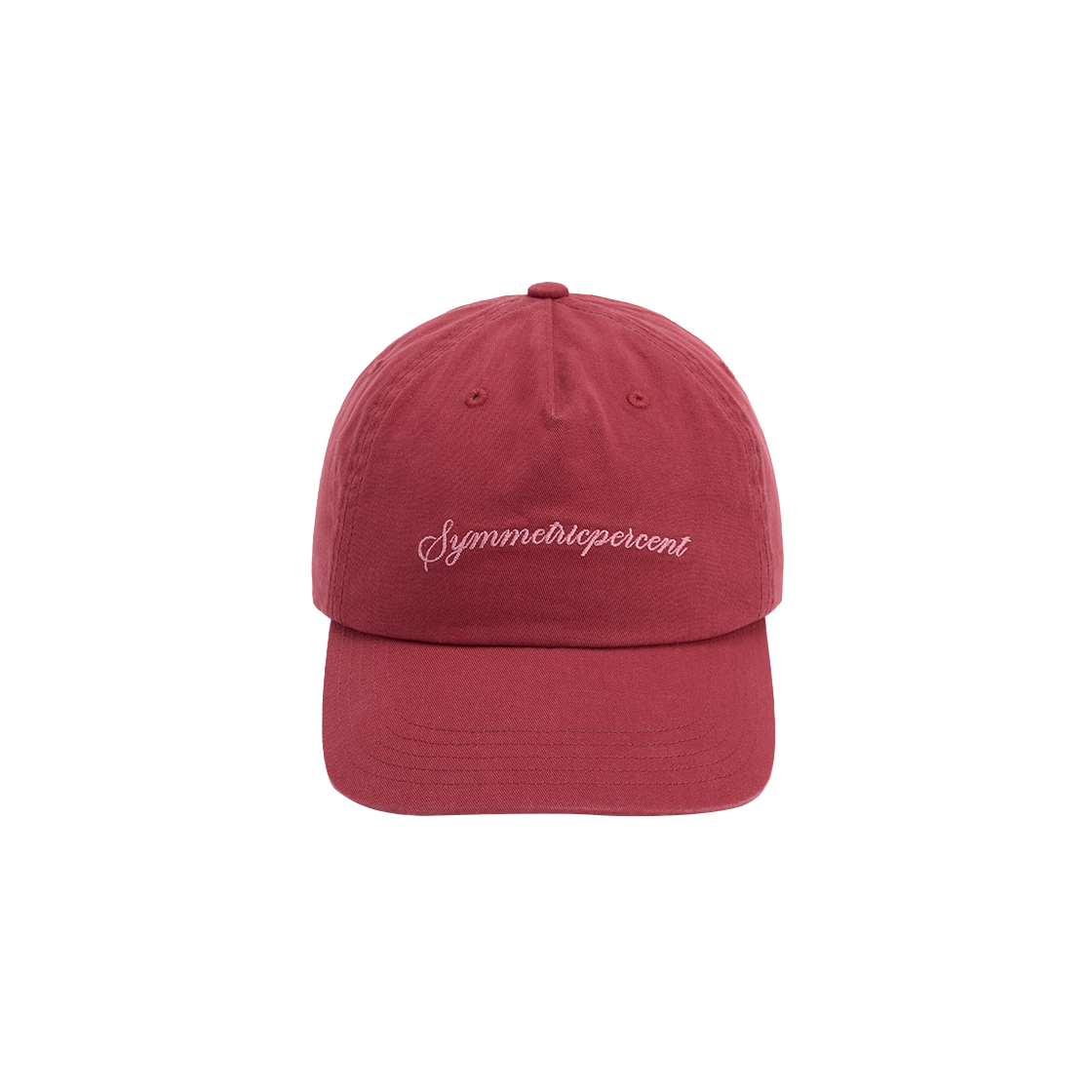 시메트릭 퍼센트 로고 레터링 캡 레드(symmetric percent Logo Lettering Cap Red) - 2