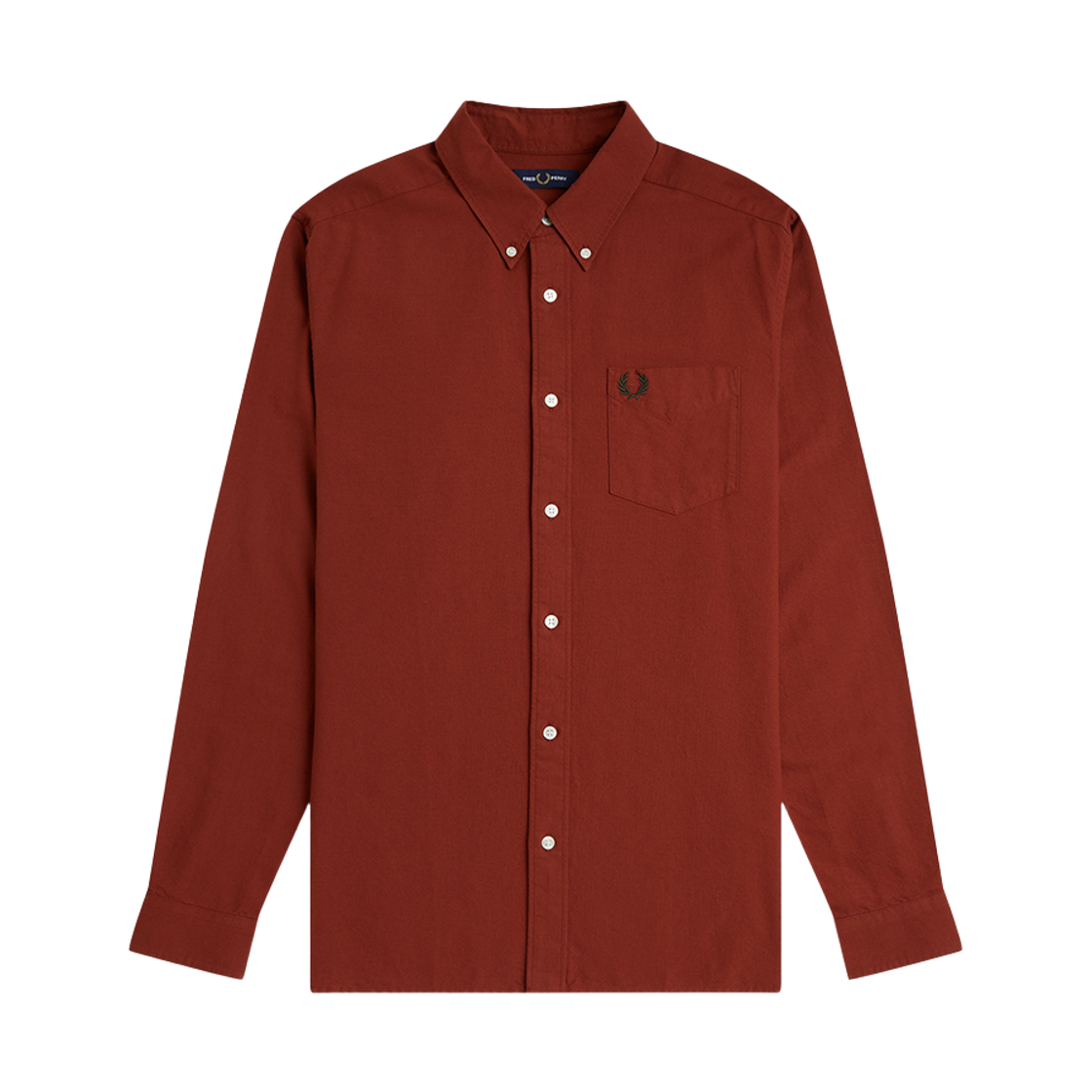 AFPM2G35516-28C Fred Perry L S Oxford Shirt Brandy