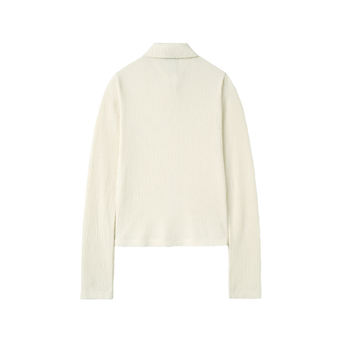시메트릭 퍼센트 텍스쳐 버튼 셔츠 아이보리(symmetric percent Textured Button Shirt Ivory) - 2