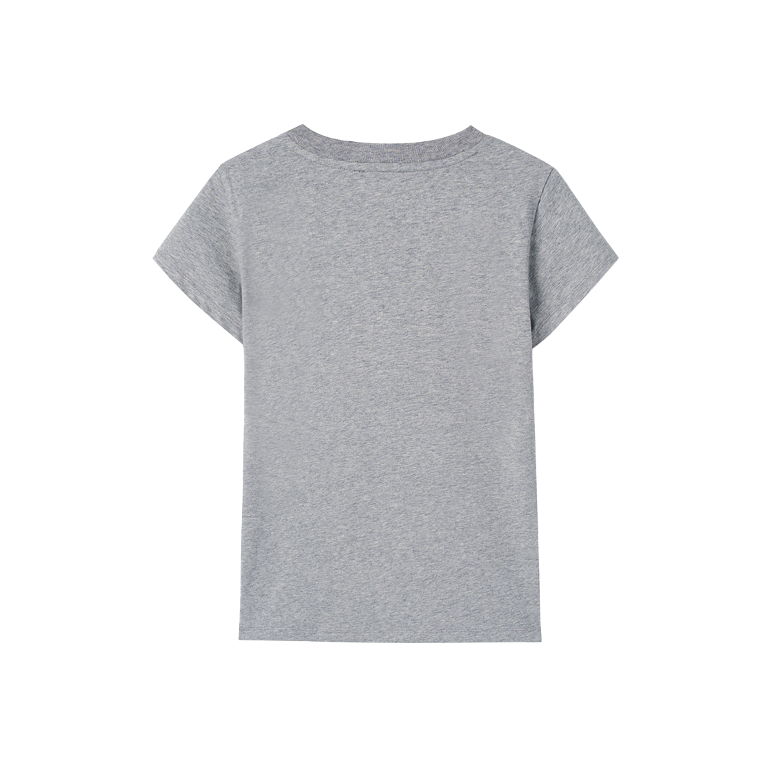 시메트릭 퍼센트 로고 레터링 티셔츠 멜란지 그레이(symmetric percent Logo Lettering TS Melange Grey) - 2