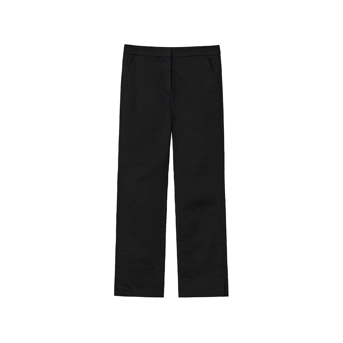 SW2E4PT05BK symmetric percent Slim-leg Cotton Pants Black