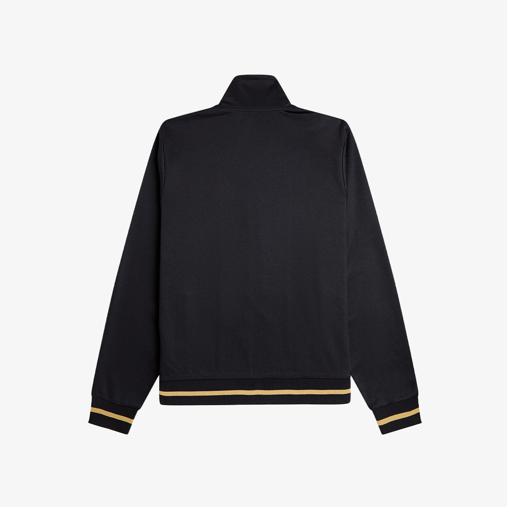 프레드페리 타탄 니트 프론트 트랙 재킷 블랙(Fred Perry Tartan Knitted Front Track Jacket Black) - 2