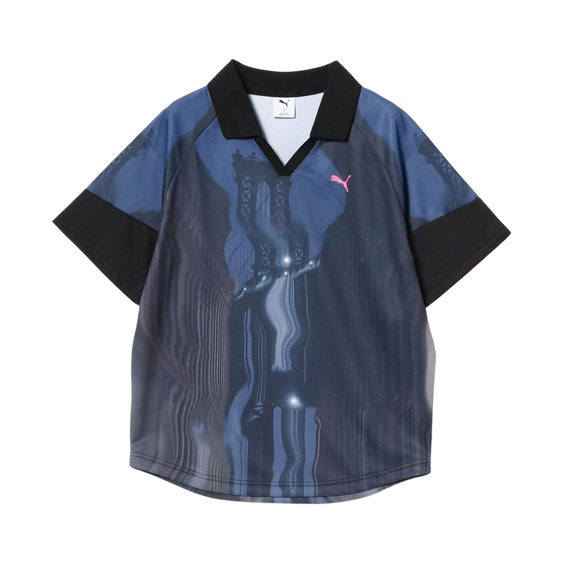 61-04-1663-582 (W) Puma x Beams Selection For Women 50th Anniversary Special Edition Photo Graphic Game Shirt Black