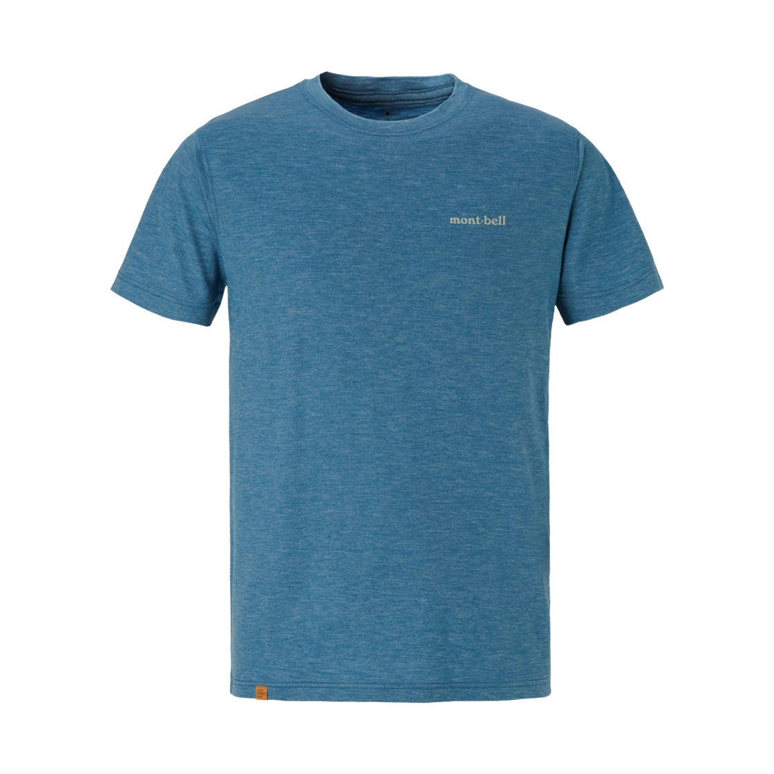 1114604 Montbell Merino Wool Plus Light T-Shirt Blue 1