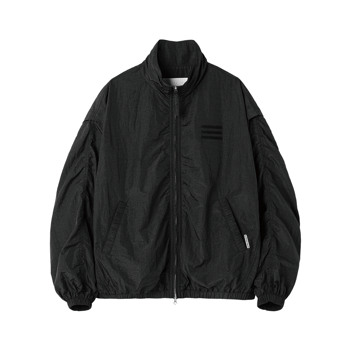 더바이닐하우스 셔링 오버 나일론 자켓 블랙(Thevinylhouse Shirring Over Nylon Jacket Black) - 4
